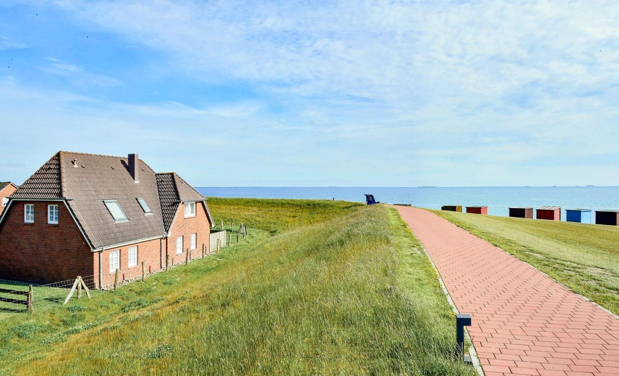 Direkt Am Deich - Ferienwohnung Amrum Im Gaestehaus Am Badedeich Дагебюлль Экстерьер фото